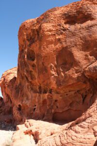 Valley of Fire Park in Las Vegas with an RV