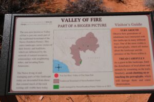 Valley of Fire Park in Las Vegas with an RV
