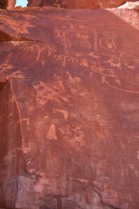 Valley of Fire Park in Las Vegas with an RV