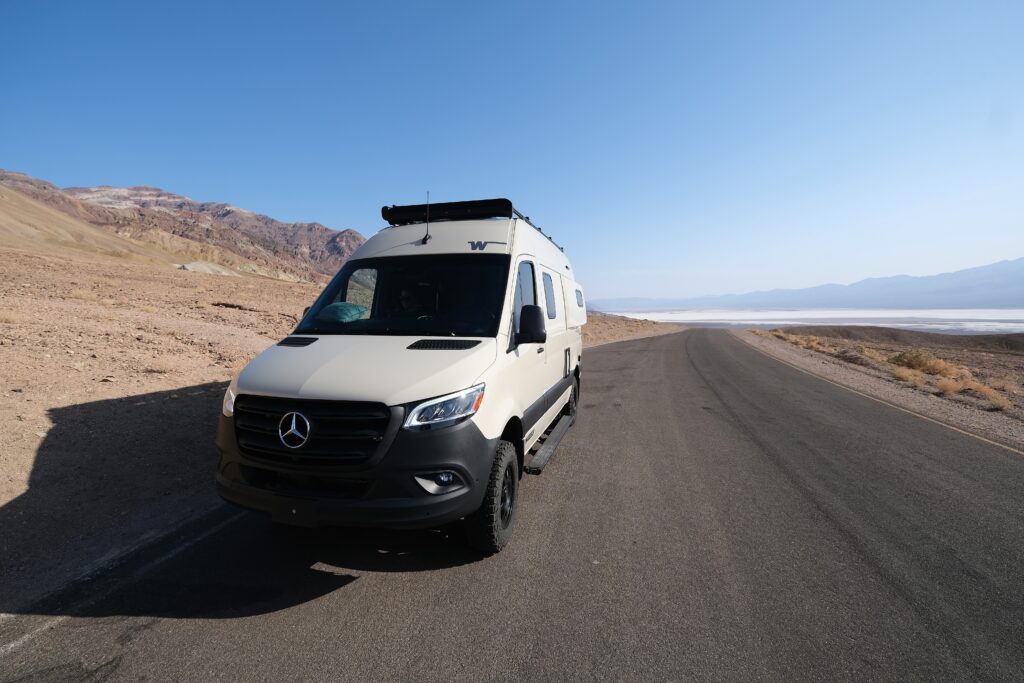2024 Mercedes Revel Tan 4×4 RV Rental Las Vegas