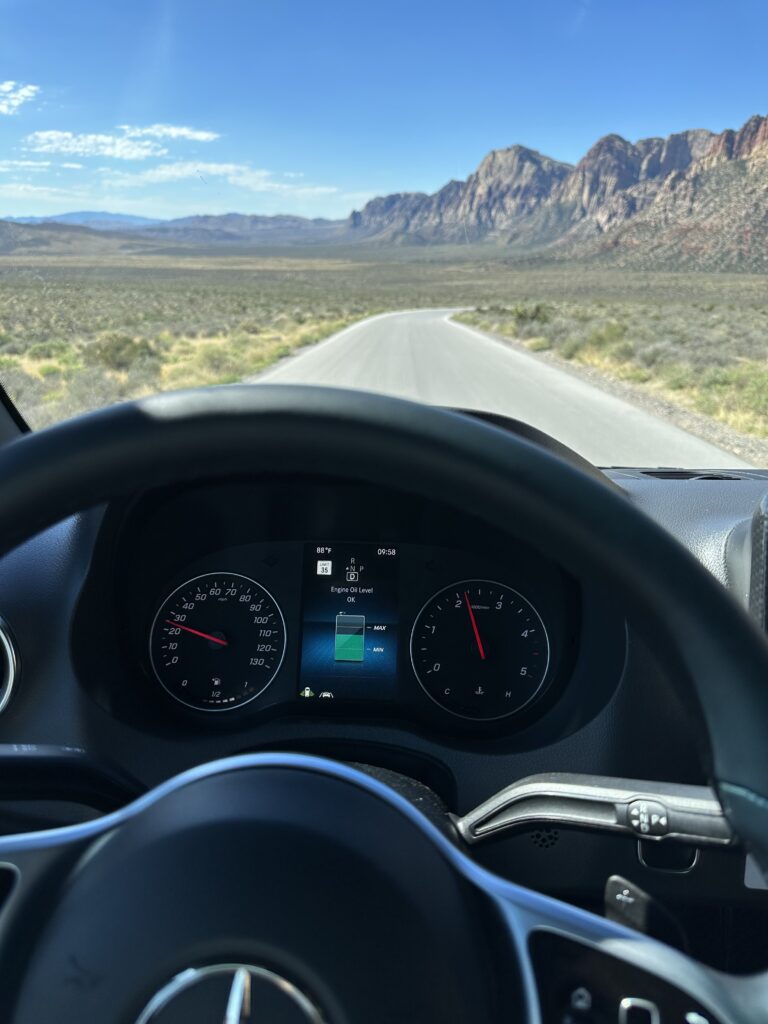 2024 Mercedes Revel Grey Best RV Rental in Las Vegas