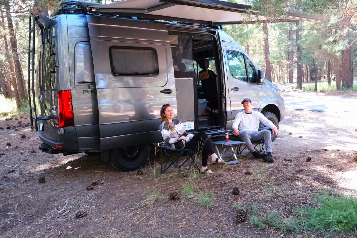 Campervan road trip adventure