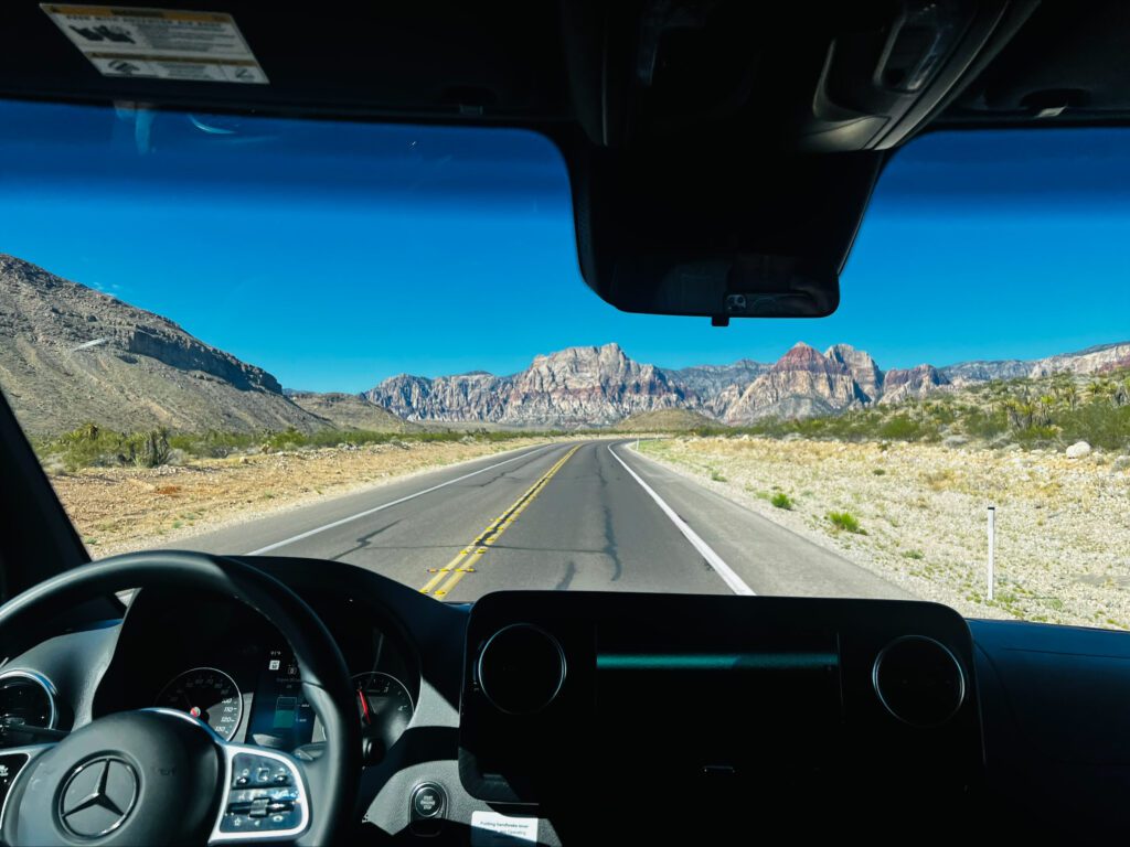 2024 Mercedes Revel Grey Best RV Rental in Las Vegas