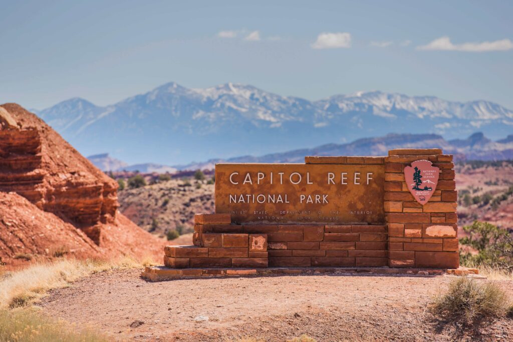 RV rental Capitol Reef National Park