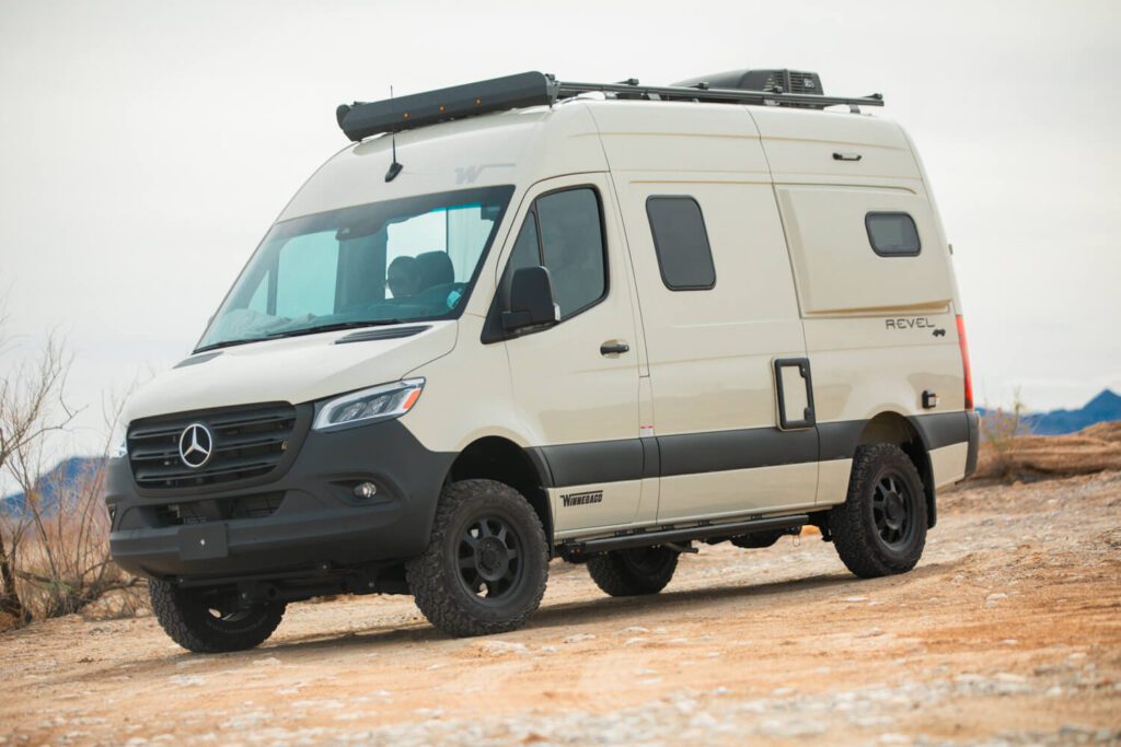 2024 Mercedes Revel Tan 4×4 y Best RV Rental in Las Vegas
