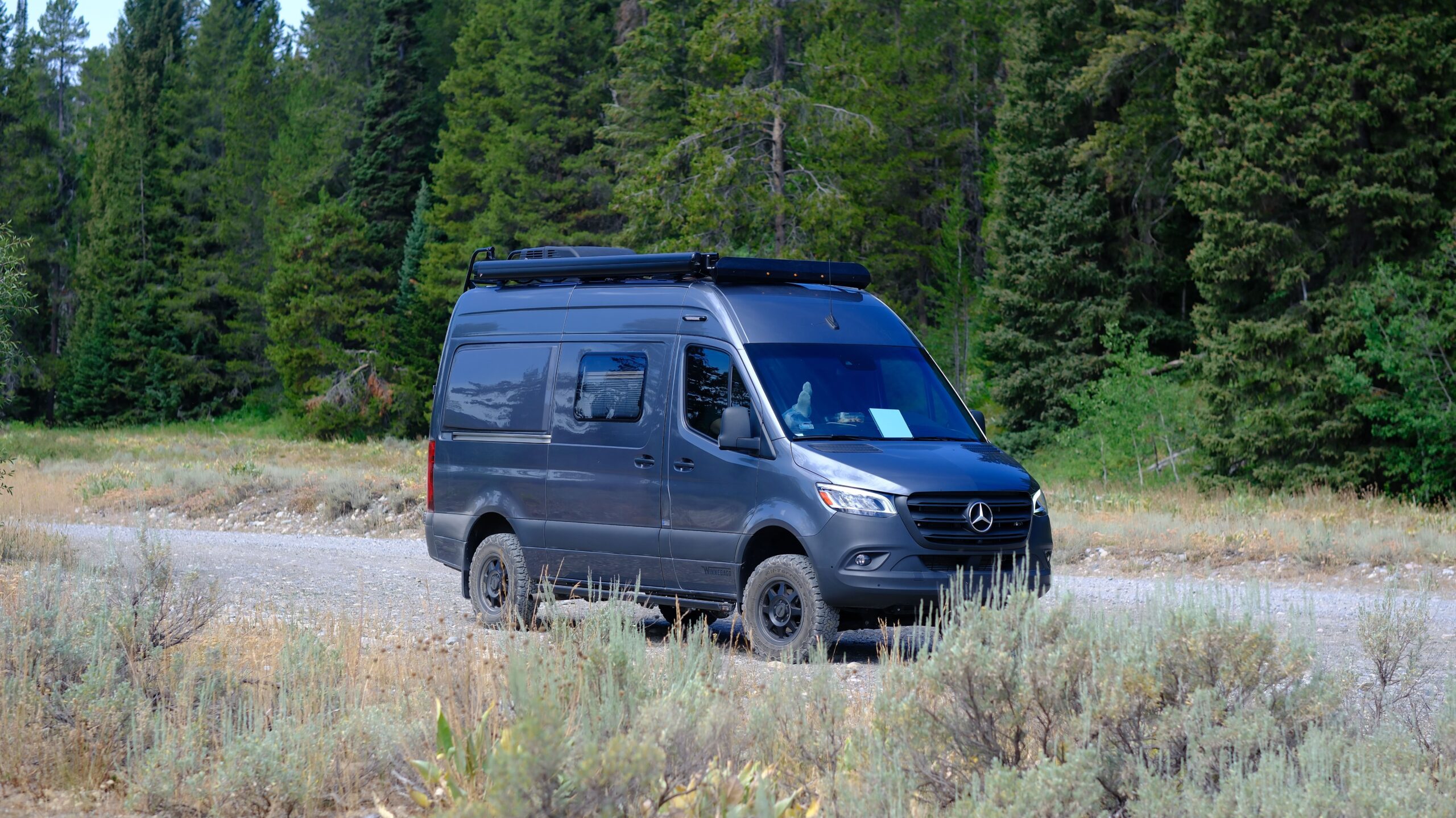 2024 Mercedes-Benz Revel Grey 4x4 campervan rental Bozeman